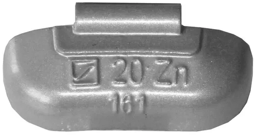 Auswuchtgewichte 100 Stück Zink Stahlfelgen 20g Typ 161 HOFMANN Schlaggewichte