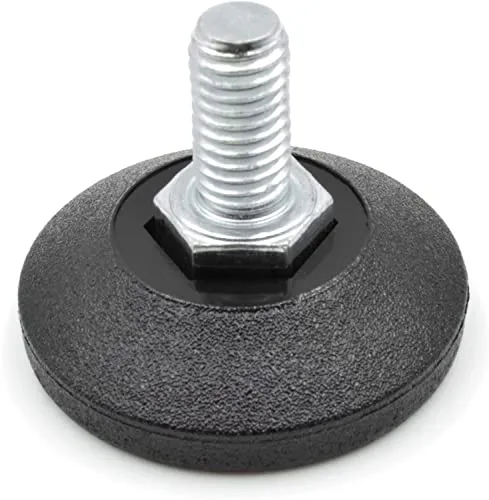 Design61 4X Verstellschraube Justierschraube Ø 38 mm mit verzinkter Stellschraube M8 x 20 mm