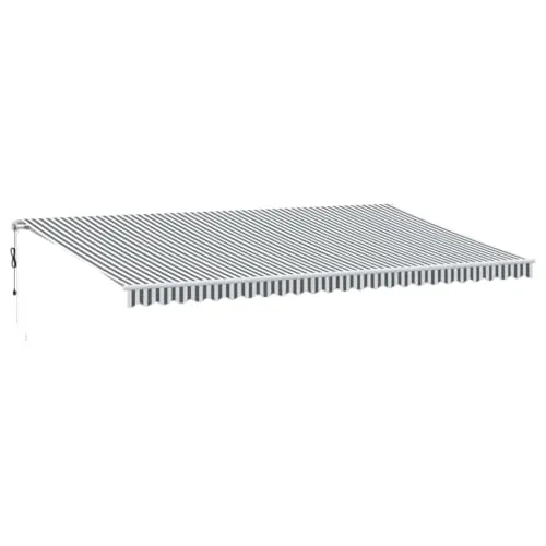 vidaXL Gelenkarmmarkise 600x350cm - Ausziehbar & Automatisch - Genießen Sie erholsame Stunden im Freien mit dieser praktischen, ausziehbaren Markise! Sie bietet effektiven UV-Schutz und ist dank des robusten Aluminiumrahmens langlebig. Ideal für Balkone, Terrassen und Gärten.