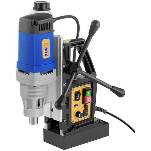 MSW Kernbohrmaschine 1680W - Magnetbohrmaschine mit Tragekoffer - Bohrmaschinen - 1.680 Watt Leistung für präzises Bohren und Gewindeschneiden, inklusive Kühlmitteltank und umfangreichem Zubehör für professionelle Anwendungen.