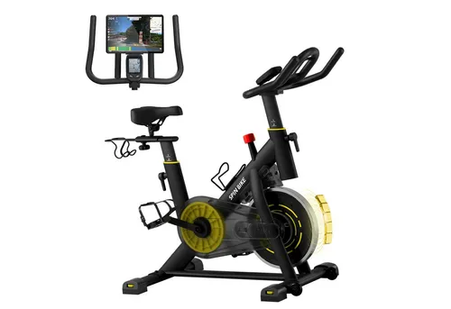 YAMO Speedbike YK10 Heimtrainer mit LCD-Monitor und leisen Riemenantrieb - Robuster Heimtrainer mit stabiler Stahlkonstruktion und geräuschlosem Antrieb. Ideal für ein effektives Training zu Hause, perfekt anpassbar für Nutzer von 1,55 bis 1,90 m. LCD-Monitor für Fortschrittskontrolle.