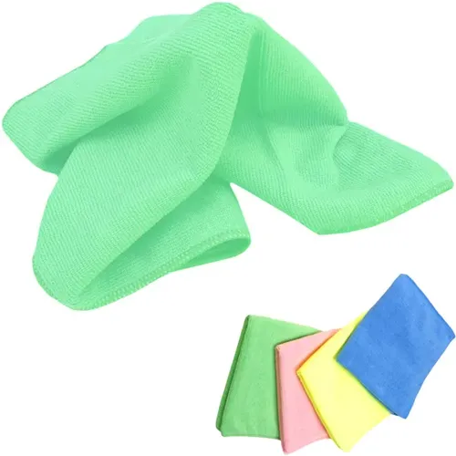 Microfasertuch ENA Standard Wischtuch light 40x40 cm grün waschbar bis 90 °C, Trockner geeignet, Grammatur: 210 g/m2 1999904435