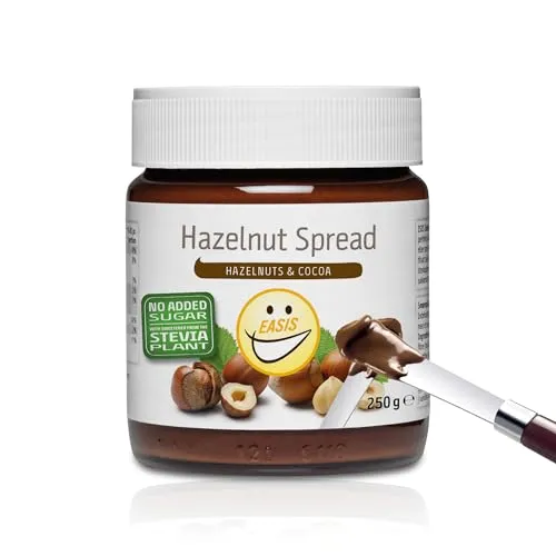 EASIS Haselnuss-Kakao Brotaufstrich ohne Zuckerzusatz 250g