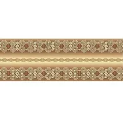 Transparentpapier 115g/qm A4 VE=25 Blatt Bordüren braun in braun von Ursus