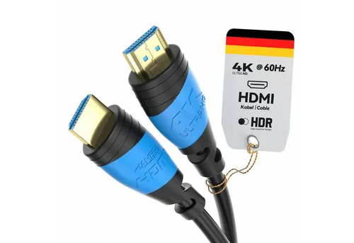 JAMEGA HDMI 2.0 Kabel High Speed mit Ethernet 4K HDR 2160p 3D Full U-HD ARC HDMI-Kabel, HDMI 2.0, HDMI Typ-A-Stecker auf HDMI Typ-A-Stecker (500 cm)