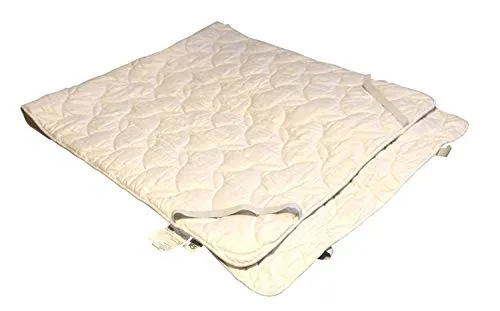 Sympathica Unterbett aus 100% Baumwolle - Matratzenauflage aus 100% Baumwolle, atmungsaktiv und temperaturausgleichend, perfekt für Allergiker und mit praktischen Gummibändern für einfaches Beziehen.