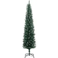 vidaXL Künstlicher Weihnachtsbaum mit LED-Beleuchtung, 210 cm