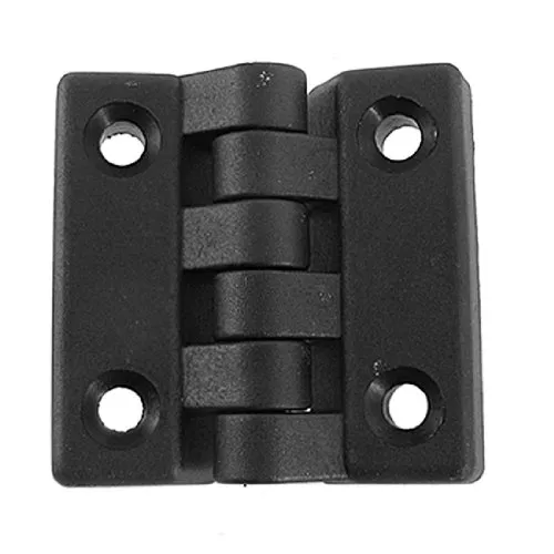 sourcingmap Türscharniere aus Kunststoff, einfachwirkend, 65 x 65 mm, 2 Stück, schwarz