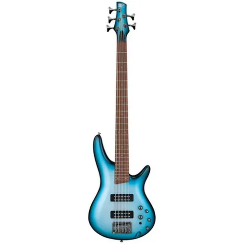 Ibanez SR305E-DOT Deep Ocean Metallic - Fünfsaiter E-Bass mit schlanker Bauweise und aktiver 3-Band-Klangregelung. Vielseitige Sounds und hoher Spielkomfort für alle Musikrichtungen.