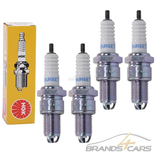 4x NGK BUR6ET ZÜNDKERZE FÜR AUDI 100 C3 1.8 4A C4 2.0 77-94