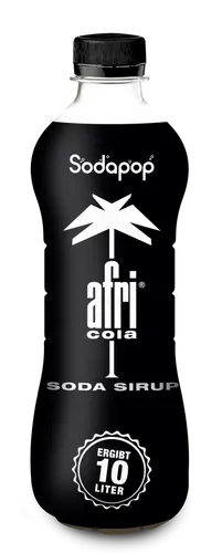 SODAPOP AFRI Cola 500ml - Sirup für 10L Erfrischungsgetränk - Sirup zur Herstellung von 10 Litern Cola-Geschmack, ideal für Partys oder Familienfeiern. Perfekt für Erfrischungen mit Zucker und Süßungsmitteln.