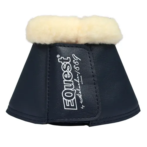 EQuest Hufglocke Soft für Pferde, 2er Set - Navy/Natur, Größe S - Hochwertige Hufglocken für optimalen Hufballenschutz. Das 2er Set in Navy/Natur bietet zuverlässigen Schutz und Komfort für Ihr Pferd.
