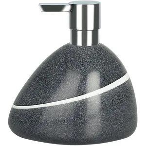 Spirella Seifenspender Etna, 10.13643, stehend, Kunststein, grau, 400ml