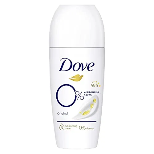 Dove Original Deo Roll-On 50 ml - Deodorant für Damen, bietet langanhaltenden Schutz vor Körpergeruch und sorgt für ein frisches Gefühl ohne Aluminiumsalze – ideal für den täglichen Gebrauch.
