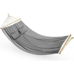 Outtec Hängematte Grau für 2 Personen mit Kissen in grau von Outtec