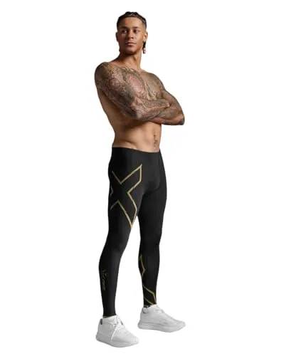 2XU Light Speed Compression Tights in gold von 2XU