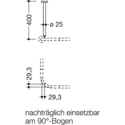 Hewi System 900 Deckenabhängung 900.34.00160SC von HEWI