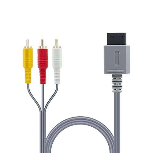 Mcbazel Composite Audio Video AV-Kabel für Wii und Wii U Konsole