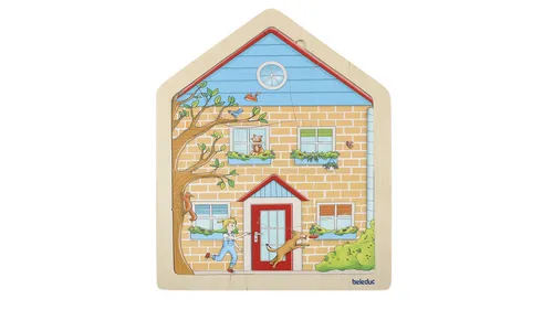 beleduc Lagenpuzzle „Zuhause“