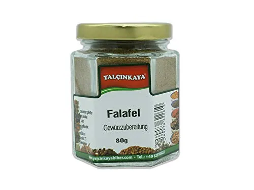 Yalçinkaya - Falafel - 80g - Gewürz Mischung im Glas - Gewürzmischung - 1A Premium Qualität