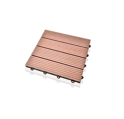 euroharry WPC-Fliesen 1 St Terrassenplatten, 30x30cm 60x30cm WPC-Fliesen Klickfliese
