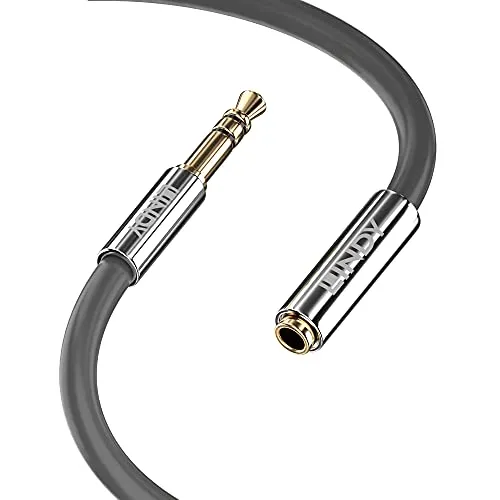 LINDY 35327 - 3,5 mm Audio Kabel, Stecker Kupplung 1,0 m