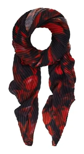 Desigual Tuch Red Revolution Rectangle Foulard Black von Desigual