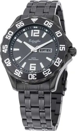 Eichmüller Taucheruhr 3480-02 Schwarz 20ATM | B-Ware (0439)
