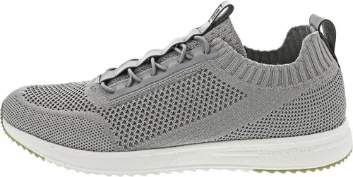 Sneaker MARC O'POLO in leichter Strick-Qualität, Herren Gr. 43, grau - Lässiger Slip-On Sneaker mit leichter EVA/Rubber Laufsohle und komfortablem Fußbett. Ideal für heiße Tage, perfekt kombinierbar mit T-Shirts und Jeans-Shorts.