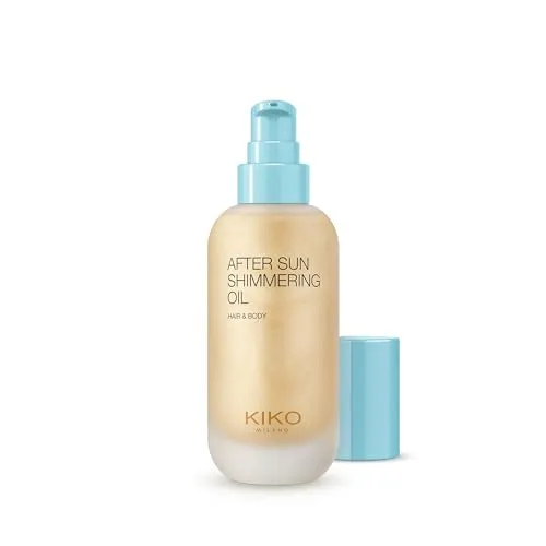 KIKO Milano After Sun Shimmering Oil, Feuchtigkeitsspendendes, Schimmerndes Körper- Und Haaröl