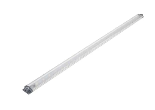 LED Unterbauleuchte Küchen Lampe Dimmbar warmweiß Lichtleiste 2 x 80 cm 12V 12,6W 3000K 1100 Lumen (Eckverbinder) mit Point Touch Dimming Funktion zum Ein/Aus-Schalten sowie 3-Stufen Dimmung