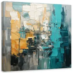 Kunst Türkis von Feeby