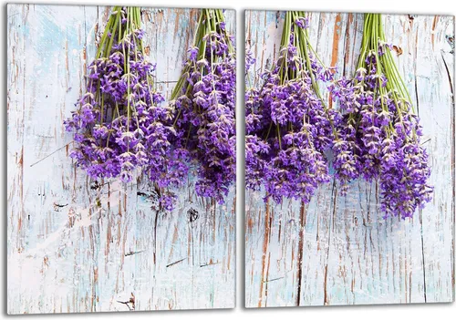 Glasschutzplatte für den Herd 2x40x52 Lavendel