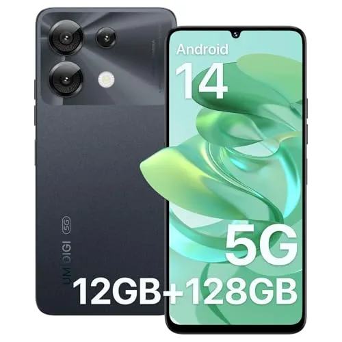 UMIDIGI G9 5G Smartphone mit Android 14, 90HZ Octa-Core, 12GB+128GB, 6.75
