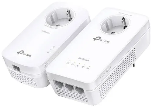 TP-Link TL-WPA1300P AV1300-AC1200-Gigabit Powerline Kit - Ultraschnelles WLAN mit OneMesh, integrierte Steckdose und ideal für nahtlose Abdeckung in jedem Raum