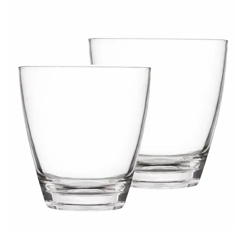 Mach1 Gläser-Set Acrylgläser 2er Set robuste Trinkgläser für Garten, Camping, Bruchsicher und robust perfekt für Camping und Garten