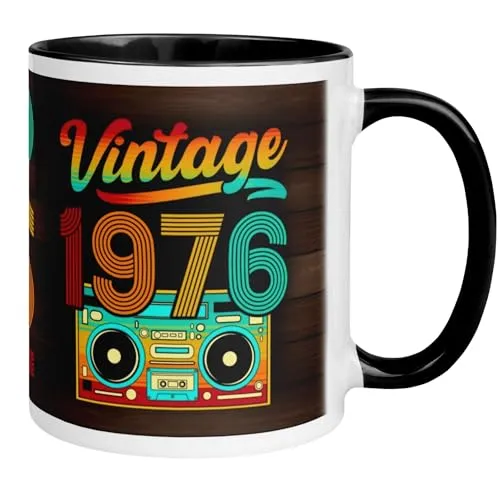 Geburtstag Mann Frau 49 Jahre Geschenk Tasse | Vintage 1976 – Lustige Geschenktasse zum 49. Geburtstag | Witzige Geburtstagsdeko & Geschenkidee für Männer und Frauen 49