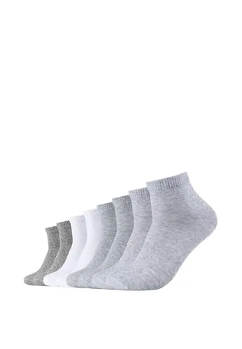 s.Oliver Unisex Kurzsocken 8er Pack 43/46 white mouliné mix von s.Oliver