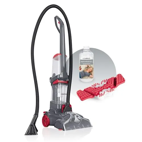 CLEANmaxx Teppichreiniger AquaStream Plus | 3-in-1 Nasssauger mit Vibrationsbürsten