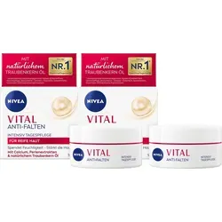 NIVEA Tagespflege VITAL Anti-Falten Intensiv reife Haut Feuchtigkeit 2 x 50 ml