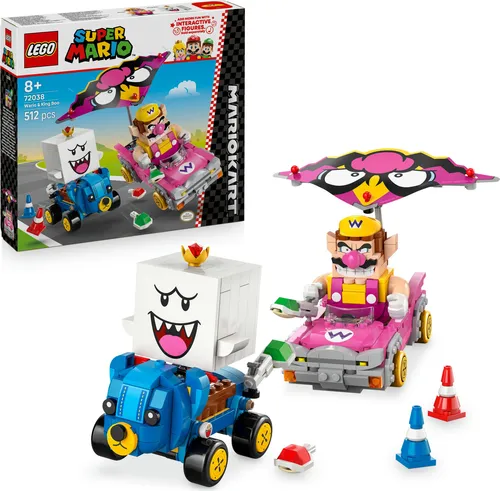 LEGO Super Mario 72038 Wario & King Boo - LEGO (R) Komplette Sets & Packs, 512-teiliges Set für ab 8-Jährige mit spannenden Charakteren für kreatives Spielen und Abenteuer.