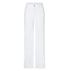 MAC 5-Pocket-Jeans Damen DREAM WIDE Straight Fit - Weiße Jeans für jeden Anlass - Jeans in Straight Fit mit 5 Taschen, aus weichem Denim für hohen Tragekomfort und lässigen Look. Ideal für Freizeit und Alltag.