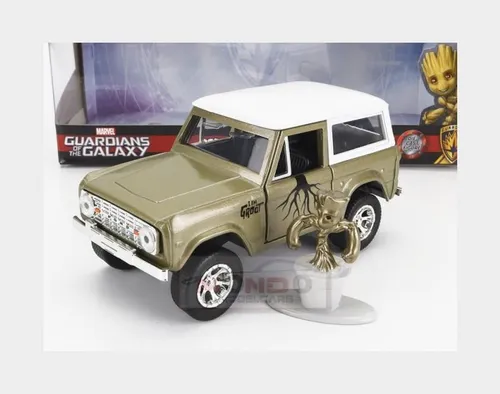 1:32 JADA Ford Bronco +Groot Figure Marvel Guardians Galaxy 1973 253223018-34415