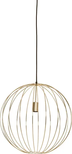 Light & Living Pendelleuchte SUDEN, 1-flammig, goldfarben - Elegante 1-flammige Pendelleuchte aus Metall mit 120 cm Höhe. Setze stilvolle Lichtakzente in Deinem Zuhause und verleihe jedem Raum eine besondere Note.