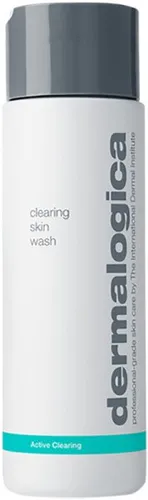 Dermalogica Clearing Skin Wash 250 ml - Reinigungsgel für aknöse Haut, reduziert Unreinheiten mit Salicylsäure und beruhigenden Pflanzenextrakten. Ideal für empfindliche, gemischte bis fettige Haut.