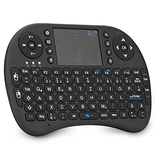 Rii i8 Mini Tastatur Wireless mit Touchpad für Smart TV und PC