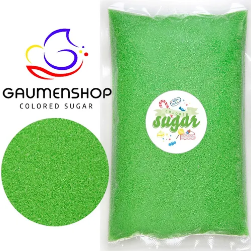 Zucker Grün Mintgrün 500g Farbzucker Zuckerdekor Streusel Streu dekor