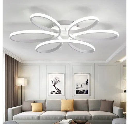 Eurotondisplay LED Deckenleuchte mit Fernbedienung in weiß von Eurohandisplay