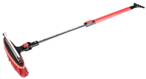 Walser 3in1 Schneebesen mit Eiskratzer teleskopierbar - Eiskratzer und Schneefeger in einem, teleskopierbar von 92-132 cm, ideal für müheloses Befreien Ihres Autos von Schnee und Eis.