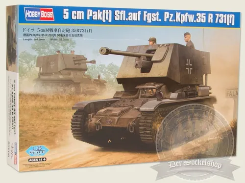 5cm Pak auf Fgst. Pz.Kpfw. 35R 731 / 1:35 - Hobby Boss - 83808